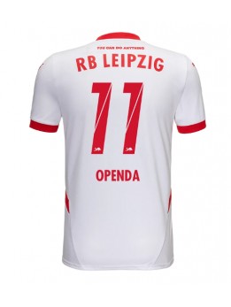 Muži Futbalové oblečenie RB Leipzig Lois Openda #11 2024-25 Krátky Rukáv - Domáci